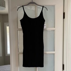 Black Sleeveless Mini Dress